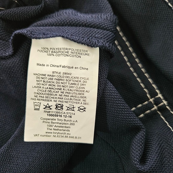 Tory Sport Pique Contrast Stitch Tennis Golf Sporty Athleisure Dress Size M - Picture 6 of 10